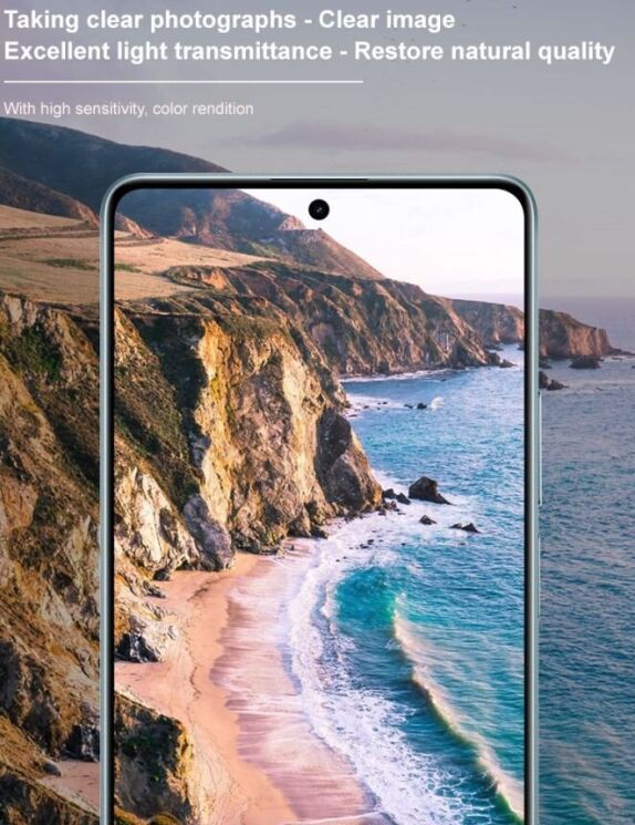 Защитное стекло на камеру IMAK Integrated Lens Protector для Xiaomi Poco F5 / Redmi Note 12 Turbo: фото 9 из 12