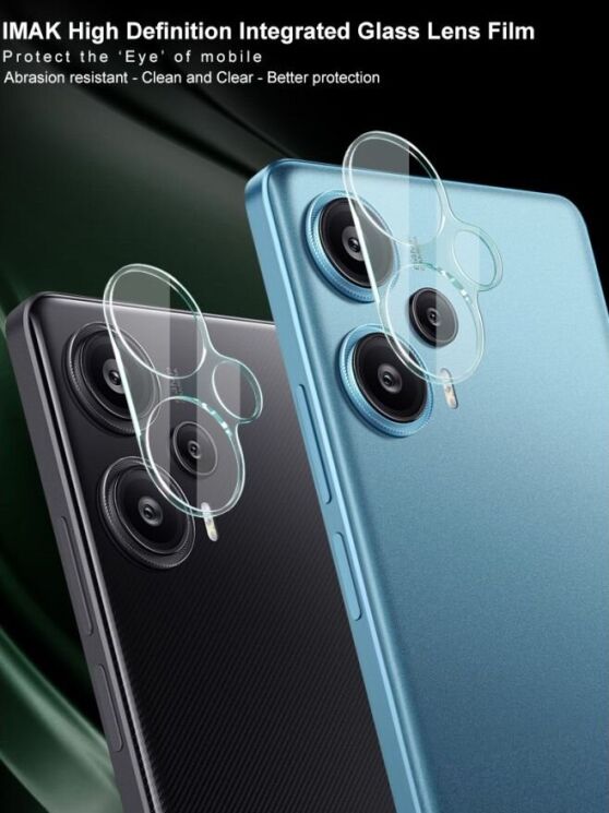 Защитное стекло на камеру IMAK Integrated Lens Protector для Xiaomi Poco F5 / Redmi Note 12 Turbo: фото 7 из 12