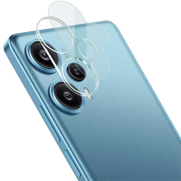 Защитное стекло на камеру IMAK Integrated Lens Protector для Xiaomi Poco F5 / Redmi Note 12 Turbo: фото 2 из 12