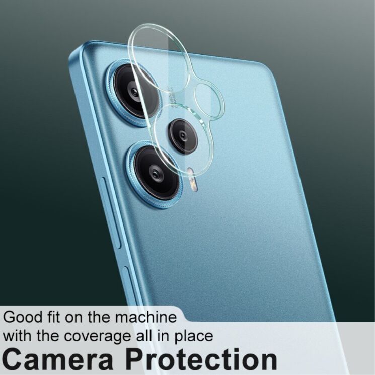 Защитное стекло на камеру IMAK Integrated Lens Protector для Xiaomi Poco F5 / Redmi Note 12 Turbo: фото 5 из 12
