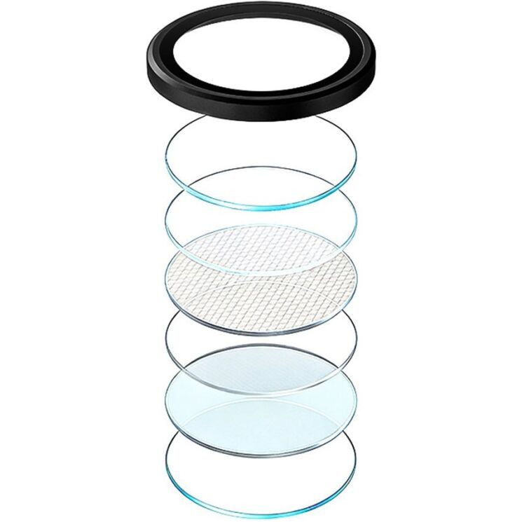 Защитное стекло на камеру RURIHAI Lens Protector для Samsung Galaxy S26 Ultra (S948) - Black: фото 2 из 6