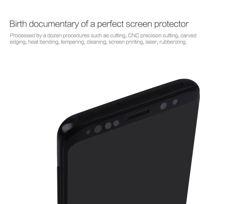 Захисне скло NILLKIN Amazing CP+ MAX для Samsung Galaxy S9 (G960) - Black: фото 10 з 16