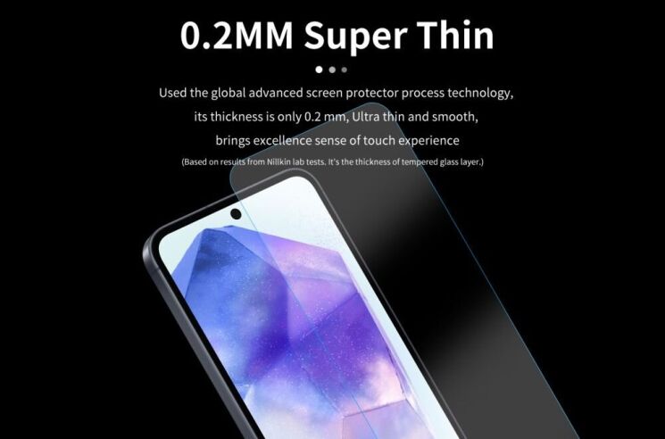 Защитное стекло NILLKIN Amazing H+ Pro для Samsung Galaxy A55 (A556) - Transparent: фото 7 из 19