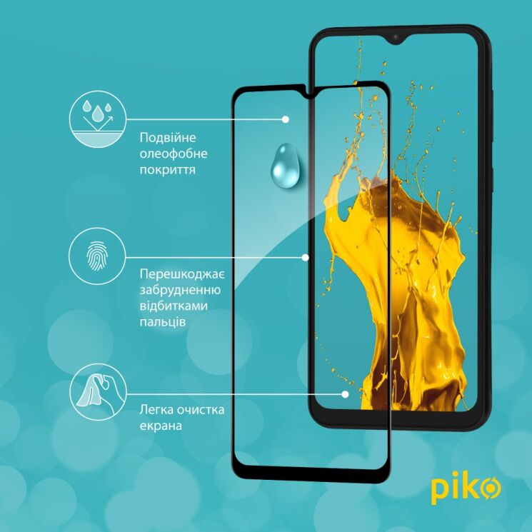 Захисне скло Piko Full Glue для Samsung Galaxy A04 (A045) - Black: фото 4 з 4
