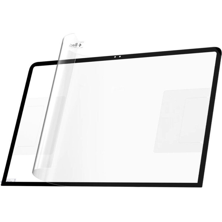 Защитное стекло Spigen Glass tR Slim (FL) для MacBook Neo (2026) AGL11670 - Black: фото 3 из 9