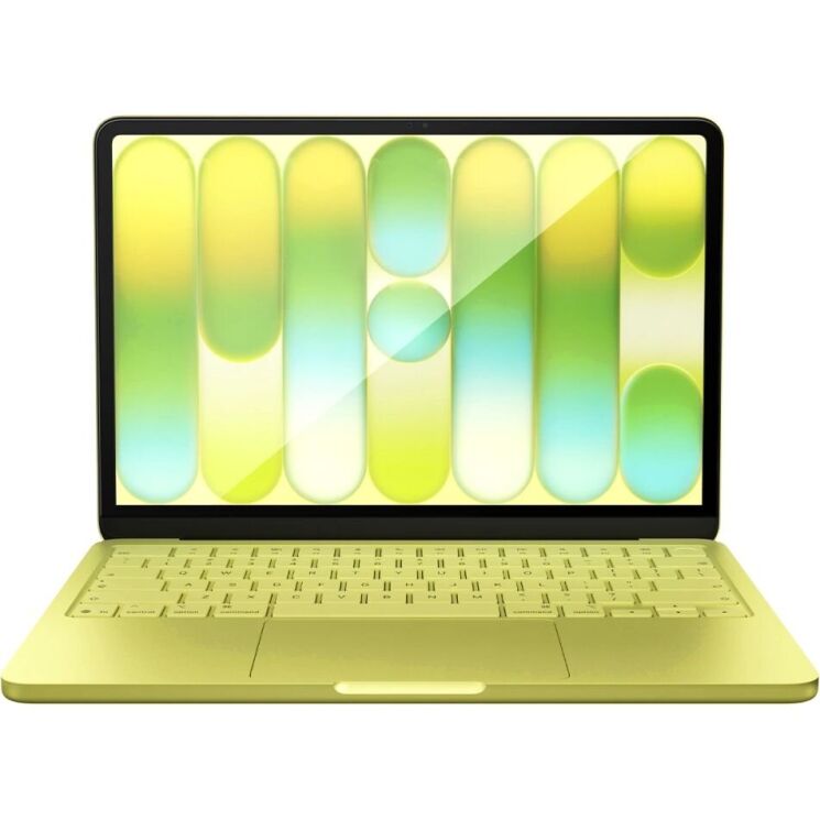 Защитное стекло Spigen Glass tR Slim (FL) для MacBook Neo (2026) AGL11670 - Black: фото 2 из 9