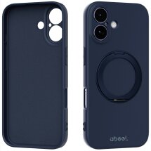 Захисний чохол ABEEL Lyra Skin Kickstand with MagSafe для Apple iPhone 17 - Dark Blue: фото 1 з 5