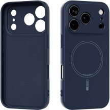 Захисний чохол ABEEL Lyra Skin with MagSafe для iPhone 18 Pro - Dark Blue: фото 1 з 7