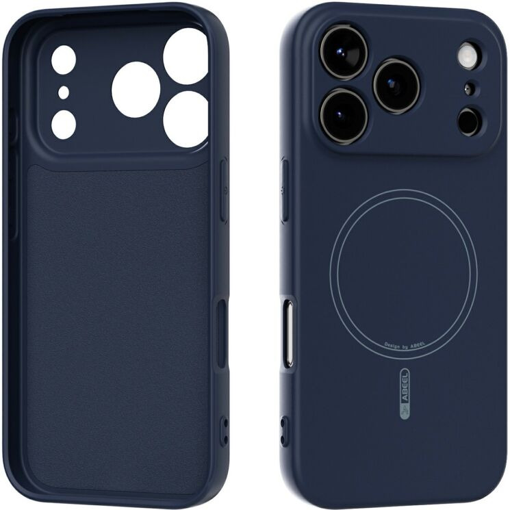 Захисний чохол ABEEL Lyra Skin with MagSafe для iPhone 18 Pro - Dark Blue: фото 1 з 7