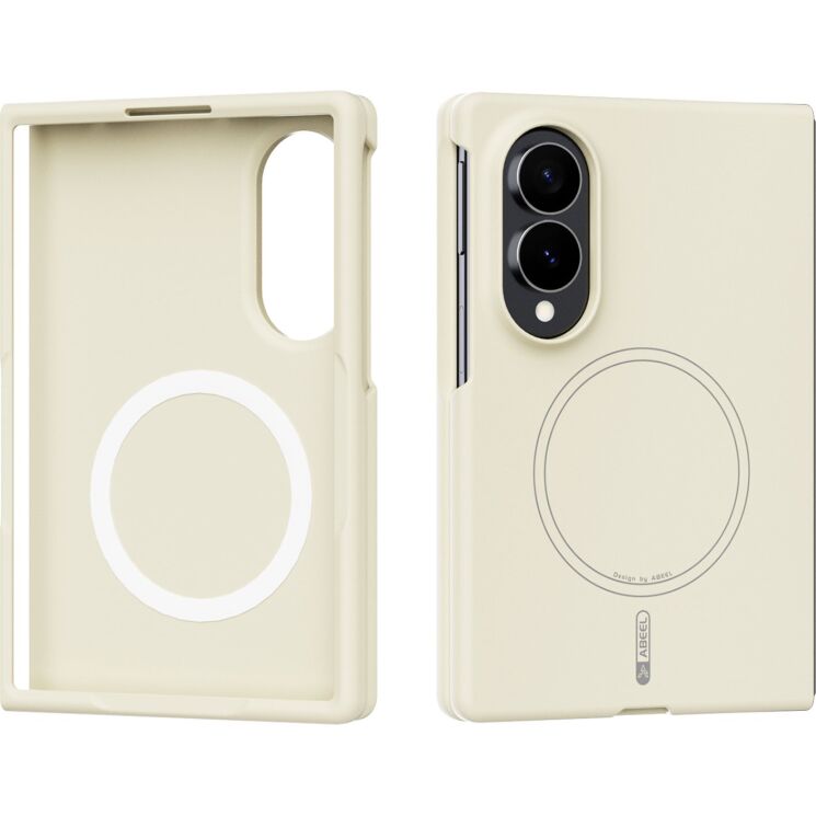 Захисний чохол ABEEL Lyra Skin with MagSafe (FF) для Samsung Galaxy Fold 8 - Beige (424509E) Захисний чохол ABEEL Lyra Skin with MagSafe (FF) для Samsung Galaxy Fold 8 - Beige: фото 1 з 6