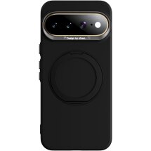 Защитный чехол ABEEL Silk Ring Magnetic для Google Pixel 11 Pro XL - Black: фото 1 из 7