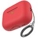 Защитный чехол AHASTYLE Silicone Cover для Apple AirPods Pro 2 - Red (306019R). Фото 1 из 7