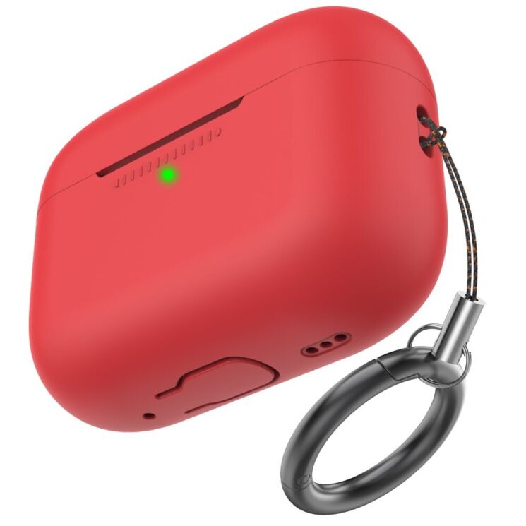 Защитный чехол AHASTYLE Silicone Cover для Apple AirPods Pro 2 - Red: фото 1 из 7