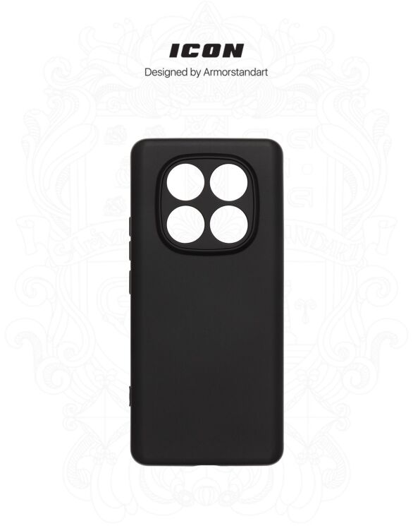 Защитный чехол ArmorStandart ICON Case для Xiaomi Redmi Note 14 Pro 5G / Poco X7 - Black: фото 3 из 8