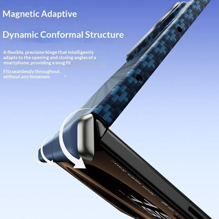 Защитный чехол BENKS ArmorGrid Air Magnetic для Samsung Galaxy Fold 8 - Dark Blue (424583DB) Защитный чехол BENKS ArmorGrid Air Magnetic для Samsung Galaxy Fold 8 - Dark Blue: фото 8 из 9