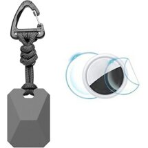 Защитный чехол Deexe Anchor Clip для Apple AirTag / AirTags 2 - Grey: фото 1 из 8