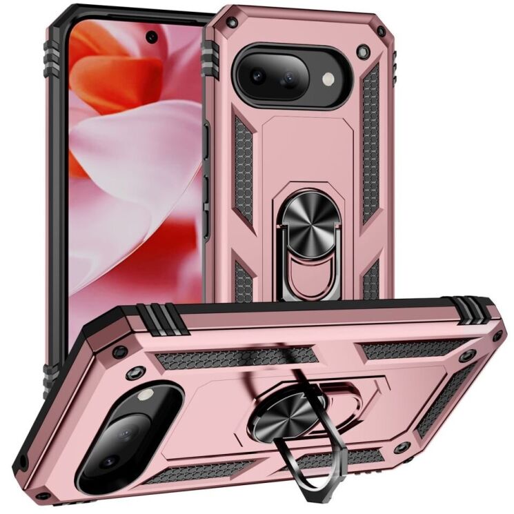 Захисний чохол Deexe Armor Case для Google Pixel 9a - Rose Gold: фото 1 з 7