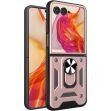 Защитный чехол Deexe Armor Case (FF) для Motorola Razr 50 / Razr 70 - Rose Gold (358722RG)