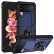 Защитный чехол Deexe Armor Case (FF) для Samsung Galaxy Flip 3 - Blue (282329L)