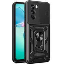 Защитный чехол Deexe Armor Shield для OPPO Reno 12 Pro - Black: фото 1 из 9