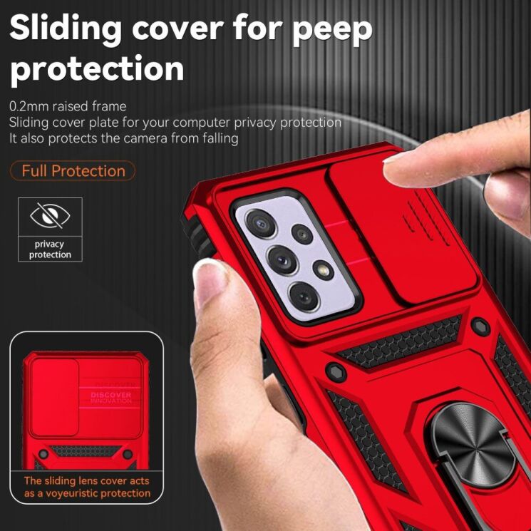 Защитный чехол Deexe Armor Shield для Samsung Galaxy A52 (A525) / A52s (A528) - Blue: фото 5 из 8