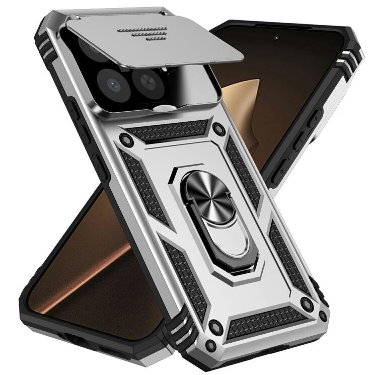 Захисний чохол Deexe Armor Shield для Xiaomi 15T Pro - Silver: фото 2 з 10