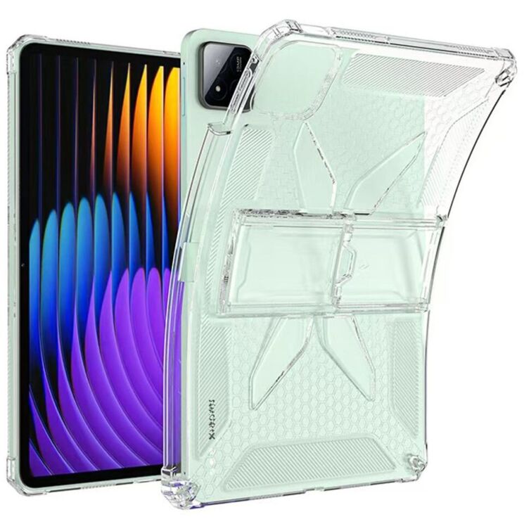 Защитный чехол Deexe Astro Deck для Xiaomi Pad 7 / 7 Pro - Transparent: фото 2 из 5