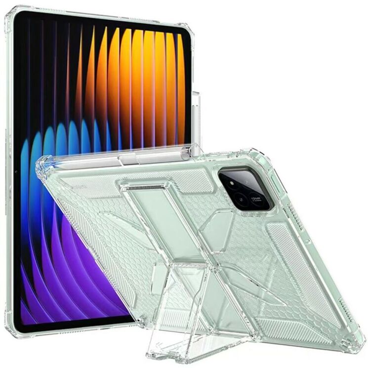 Защитный чехол Deexe Astro Deck для Xiaomi Pad 7 / 7 Pro - Transparent: фото 3 из 5