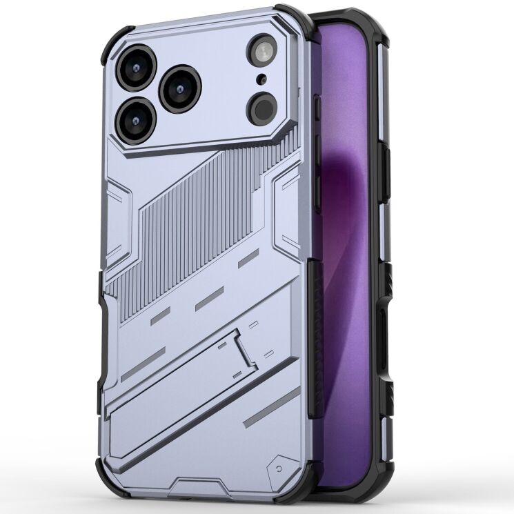 Захисний чохол Deexe Bibercas для Apple iPhone 17 Pro - Grey: фото 1 з 6
