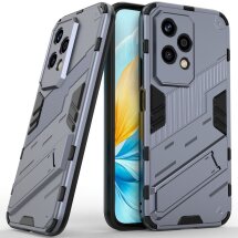 Защитный чехол Deexe Bibercas для Honor 200 Lite - Dark Blue: фото 1 из 8