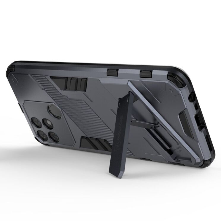 Захисний чохол Deexe Bibercas для Realme Narzo 50A - Gray: фото 4 з 9