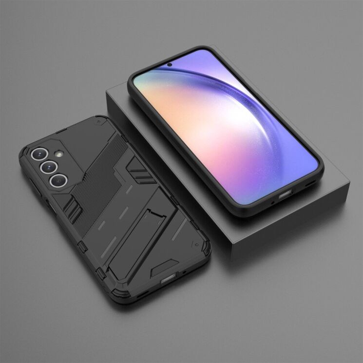 Захисний чохол Deexe Bibercas для Samsung Galaxy M35 (M356) - Black: фото 4 з 6
