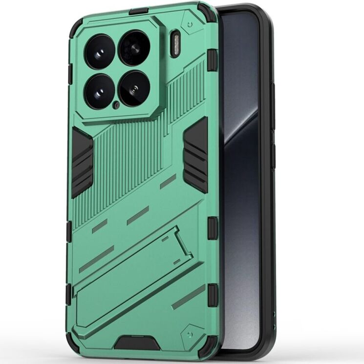 Защитный чехол Deexe Bibercas для Xiaomi 15 - Green: фото 2 из 7