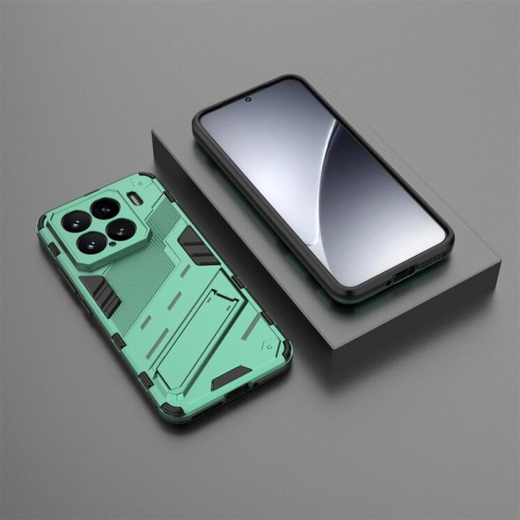 Защитный чехол Deexe Bibercas для Xiaomi 15 - Green: фото 5 из 7