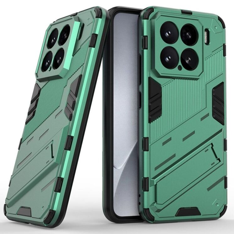 Защитный чехол Deexe Bibercas для Xiaomi 15 - Green: фото 1 из 7