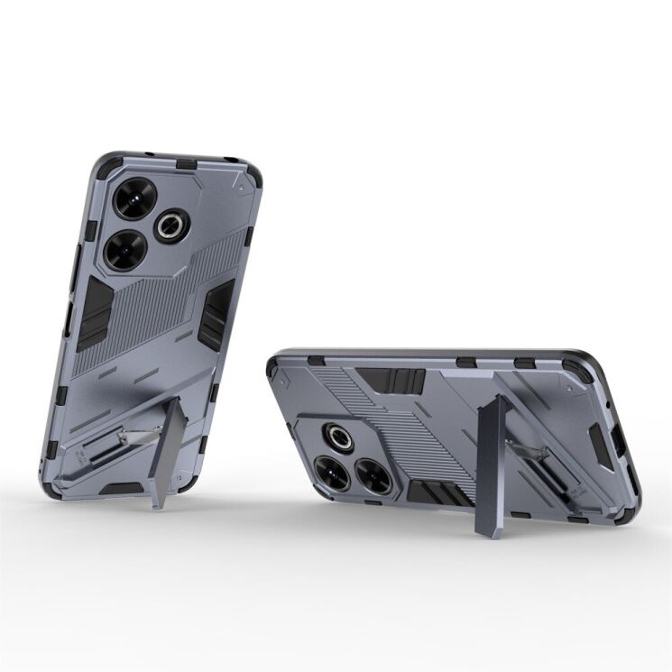 Защитный чехол Deexe Bibercas для Xiaomi Redmi 13 - Dark Blue: фото 3 из 6