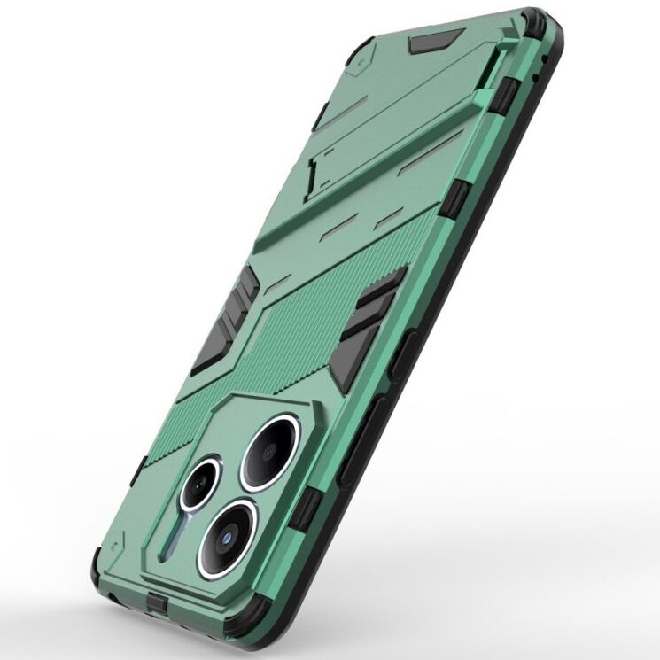 Защитный чехол Deexe Bibercas для Xiaomi Redmi Note 14 5G - Green: фото 2 из 5