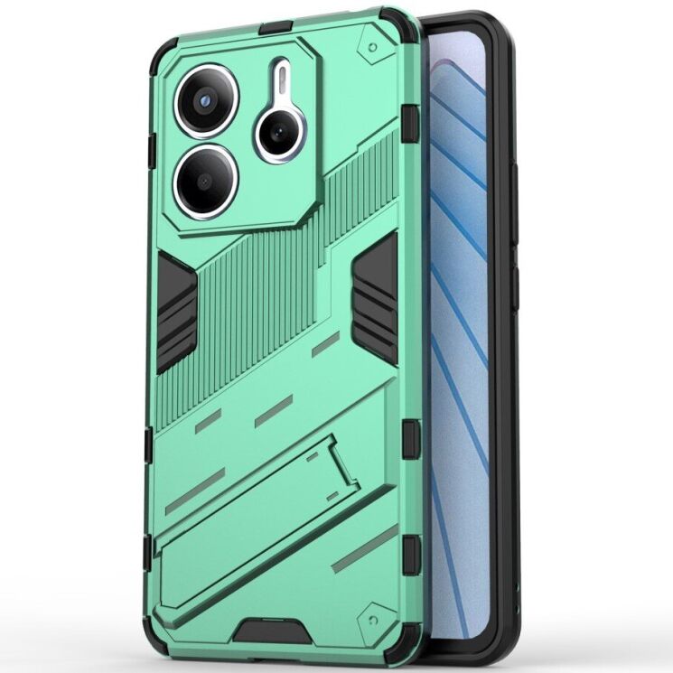 Защитный чехол Deexe Bibercas для Xiaomi Redmi Note 14 5G - Green: фото 1 из 5
