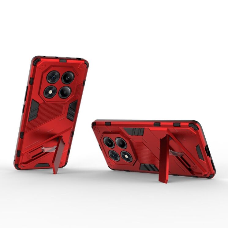 Защитный чехол Deexe Bibercas для Xiaomi Redmi Note 14 Pro - Red: фото 2 из 6
