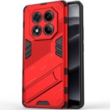 Защитный чехол Deexe Bibercas для Xiaomi Redmi Note 14 Pro - Red: фото 1 из 6