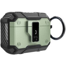 Защитный чехол Deexe Button Lock для AirPods Pro 3 - Matcha Green: фото 1 из 8