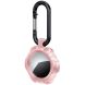 Защитный чехол Deexe Carbon Clip для Apple AirTags - Light Pink (274016LP). Фото 1 из 5