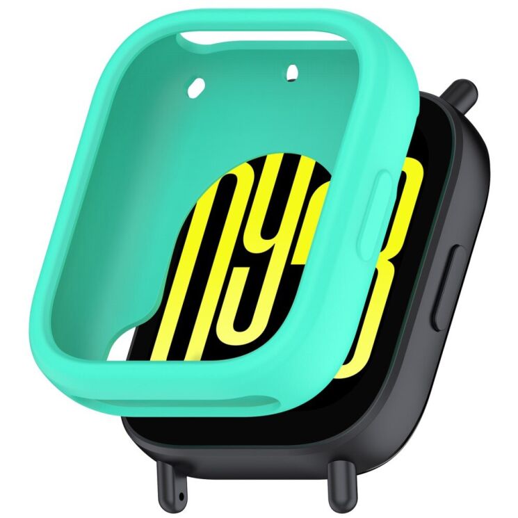 Защитный чехол Deexe Color Frame для Xiaomi Redmi Watch 5 Active - Teal: фото 1 из 8