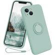 Защитный чехол Deexe Color Shell для Apple iPhone 15 - Cyan (329561C)