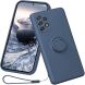 Защитный чехол Deexe Color Shell with Strap для Samsung Galaxy A33 (A336) - Midnight Blue (292767MB). Фото 2 из 8