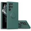 Защитный чехол Deexe Color Shell для Samsung Galaxy S22 Ultra (S908) - Green (298401G)