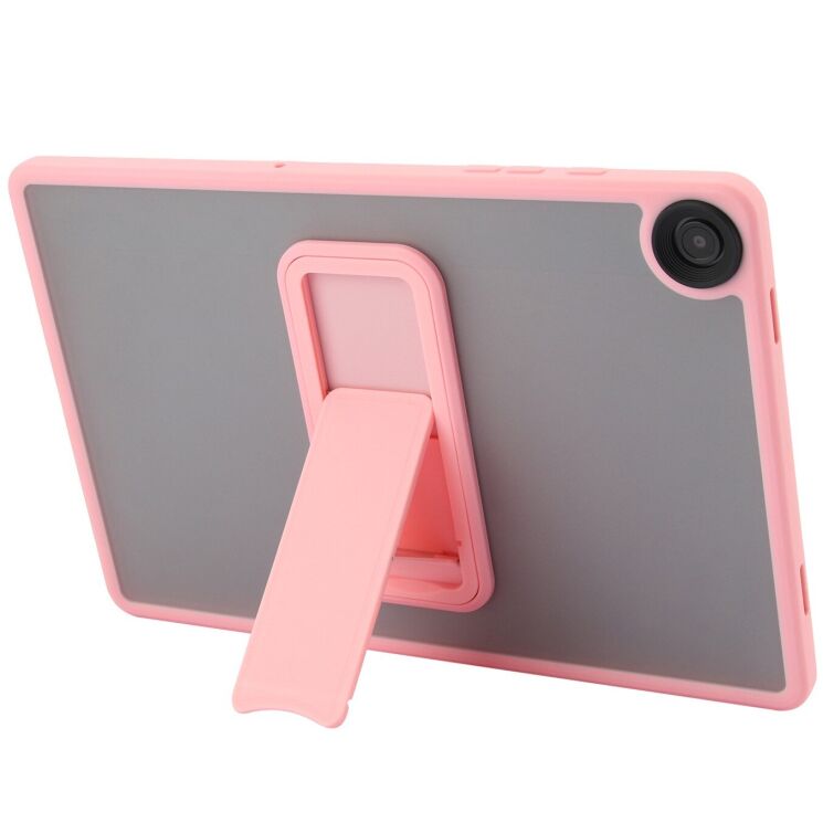 Защитный чехол Deexe Crystal Kickstand для Samsung Galaxy Tab A11 Plus (X230/236) - Pink: фото 2 из 10