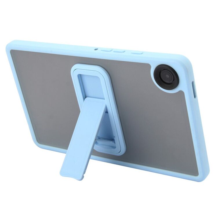 Защитный чехол Deexe Crystal Kickstand для Samsung Galaxy Tab A9 (X110/115) - Baby Blue: фото 2 из 12