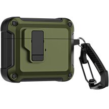 Защитный чехол Deexe Defender Pro для Apple AirPods 4 - Green: фото 1 из 10