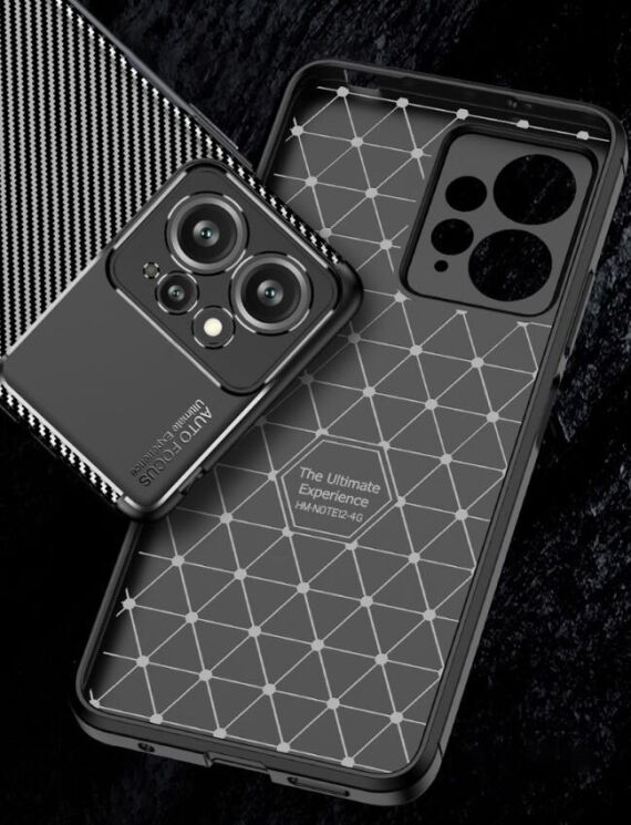 Защитный чехол Deexe Fusion для Xiaomi Redmi Note 12 - Black: фото 8 из 11